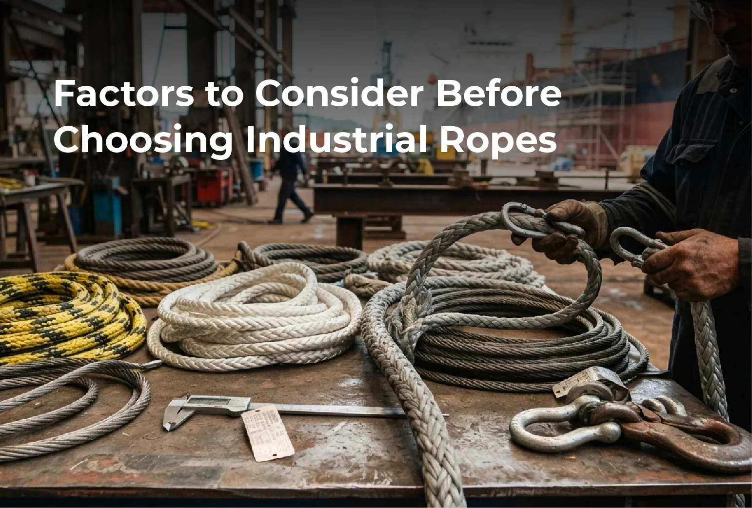 Factors to Consider Before Choosing Industrial Ropes